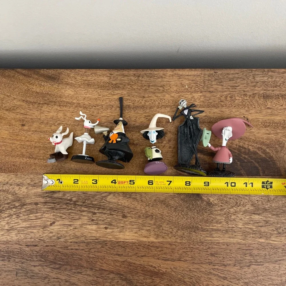 Disney Nightmare Before Christmas Figurine Lot Jack Zero Mayor Shock